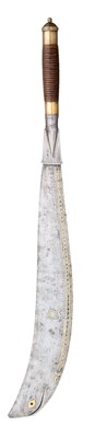 Lot 59 - A NORTH INDIAN CLEAVER (RAM DAO)