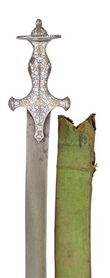 Lot 74 - AN INDIAN SWORD (TALWAR)