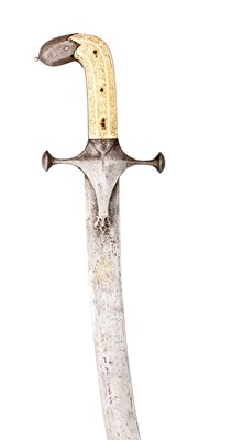 Lot 80 - A PERSIAN SWORD (SHAMSHIR)