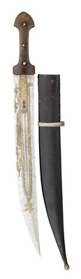 Lot 112 - A CAUCASIAN SHORTSWORD (KINDJAL)