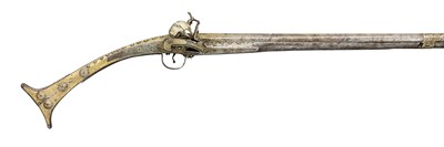Lot 117 - AN 18 BORE BALKAN MIQUELET-LOCK GUN (ARNAULKA)