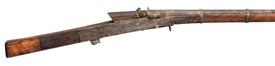Lot 118 - AN 8 BORE INDIAN MATCHLOCK MUSKET (TORADOR)