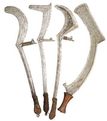 Lot 133 - FOUR AFRICAN THROWING KNIVES