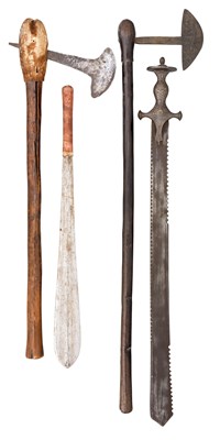 Lot 141 - TWO AFRICAN AXES