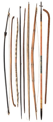 Lot 149 - SIX VARIOUS BOWS