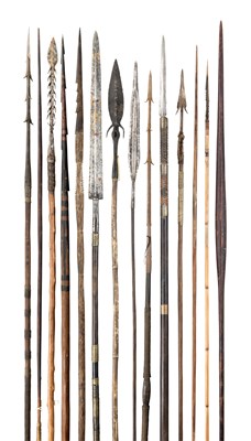 Lot 152 - FOURTEEN SPEARS