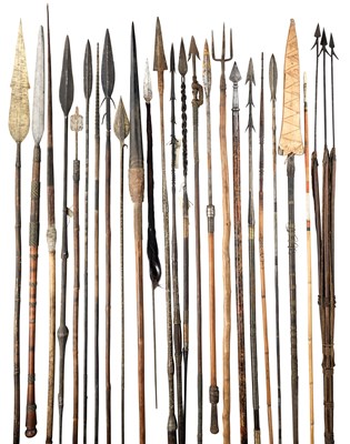 Lot 153 - TWENTY FOUR SPEARS