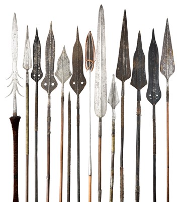 Lot 154 - FOURTEEN SPEARS