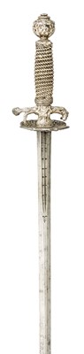 Lot 168 - A FRENCH SILVER-HILTED SMALL-SWORD