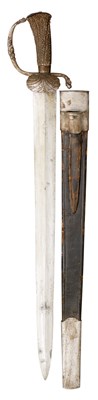 Lot 175 - A GERMAN HUNTING-SWORD AND SCABBARD