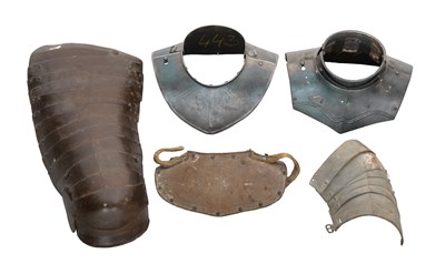 Lot 220 - FOUR ELEMENTS OF GERMAN MUNITION ARMOUR