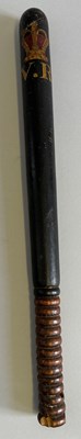 Lot 382 - A VICTORIAN TRUNCHEON