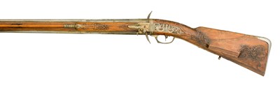 Lot 262 - A 26-BORE WALLOON FLINTLOCK WENDER CARBINE BY GILLE DE SELIER