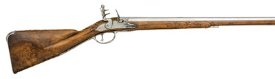 Lot 263 - A RARE 15-BORE DUTCH FLINTLOCK FOWLING-PIECE BY I.(JAN) VAN WYCK A UTRECHT