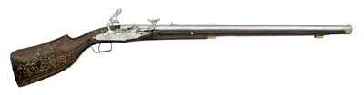 Lot 290 - A RARE 24-BORE GERMAN SNAP-LOCK SPORTING CARBINE AFTER THE ITALIAN FASHION