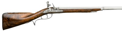 Lot 303 - AN 18-BORE WALLOON FLINTLOCK FOWLING-PIECE BY GILLE DE SELIER