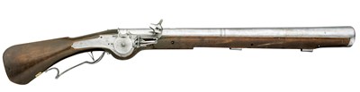 Lot 310 - A RARE GERMAN MILITARY WHEEL-LOCK BLUNDERBUSS