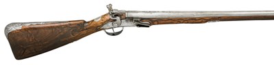 Lot 311 - AN 11-BORE BAVARIAN PRINCELY FLINTLOCK FOWLING-PIECE BY PIERRE FROMENT. A. ERLANGEN- NEUSTADT