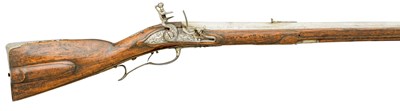 Lot 316 - A 36-BORE BAVARIAN FLINTLOCK SPORTING RIFLE BY DANIEL ECK (OF NÃ–RDLINGEN)
