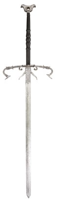 Lot 323 - A BRUNSWICK STATE TWO-HAND PROCESSIONAL SWORD OF THE GUARD OF JULIUS