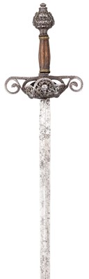 Lot 324 - AN ENGLISH MILITARY RAPIER