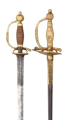 Lot 333 - A NORTH EUROPEAN SMALL-SWORD FOR A CHILD