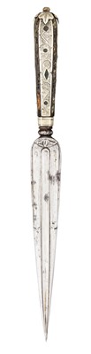 Lot 340 - AN ITALIAN HUNTING DAGGER