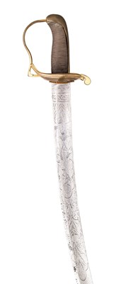Lot 368 - A GEORGIAN OFFICER'S SWORD