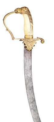 Lot 372 - A CAVALRY OFFICERS SWORD