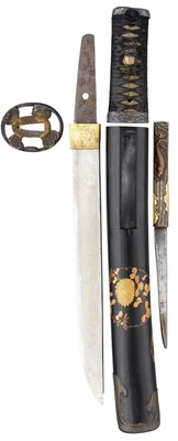 Lot 2 - A JAPANESE DAGGER (AIKUCHI TANTO)