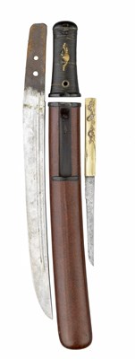 Lot 3 - A JAPANESE DAGGER (AIKUCHI)