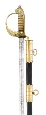Lot 68 - A GEORGE V ROYAL NAVAL RESERVE OFFICER'S SWORD BY MILLER & SONS