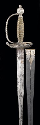 Lot 80 - **AN ENGLISH SILVER-HILTED SMALL SWORD