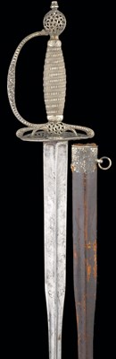 Lot 81 - **AN ENGLISH SILVER-HILTED SMALL SWORD