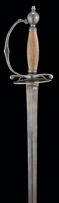 Lot 84 - **AN ENGLISH SILVER-HILTED SMALL-SWORD