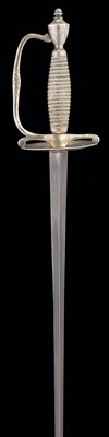 Lot 85 - **AN ENGLISH SILVER-HILTED SMALL-SWORD