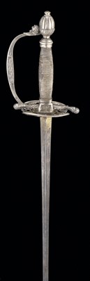 Lot 89 - **A FRENCH SILVER-HILTED SMALL-SWORD