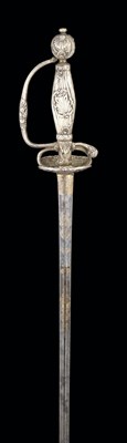 Lot 91 - **A FRENCH SILVER-HILTED SMALL-SWORD