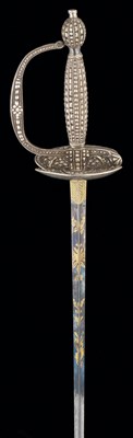Lot 97 - **A EUROPEAN SILVER-HILTED SMALL-SWORD