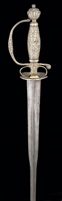 Lot 98 - **AN ENGLISH SILVER-HILTED SMALL-SWORD