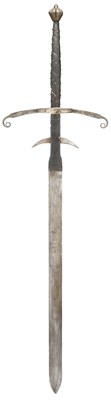 Lot 125 - **A TWO HAND PROCESSIONAL SWORD IN GERMAN LATE 16TH CENTURY STYLE