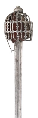 Lot 127 - **A HIGHLAND BASKET-HILTED BACK-SWORD