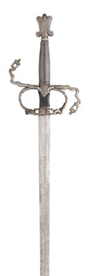 Lot 131 - **A COMPOSITE SWEPT-HILT RAPIER
