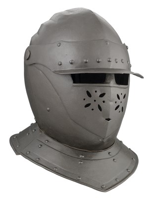 Lot 176 - **A SOUTH GERMAN CUIRASSIER'S CLOSE HELMET