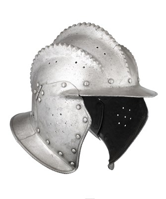 Lot 183 - **A BURGONET IN THE MID-16TH CENTURY SOUTH GERMAN STYLE