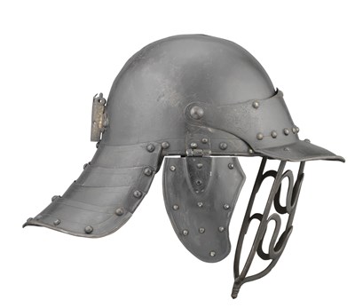 Lot 185 - **A DUTCH HARQUEBUSIER'S POT