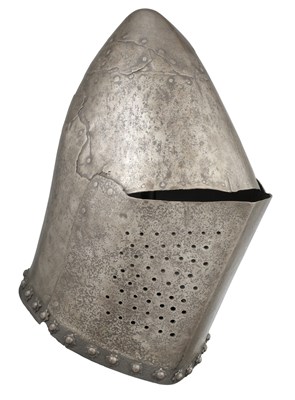 Lot 192 - **A JOUSTING HELM IN THE EARLY 15TH CENTURY STYLE