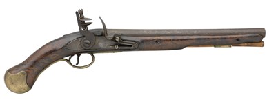 Lot 220 - A .600 CALIBRE 1756/77 PATTERN FLINTLOCK SEA SERVICE PISTOL