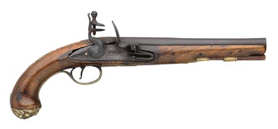 Lot 235 - **A 20 BORE FLINTLOCK PISTOL BY I. WELCH